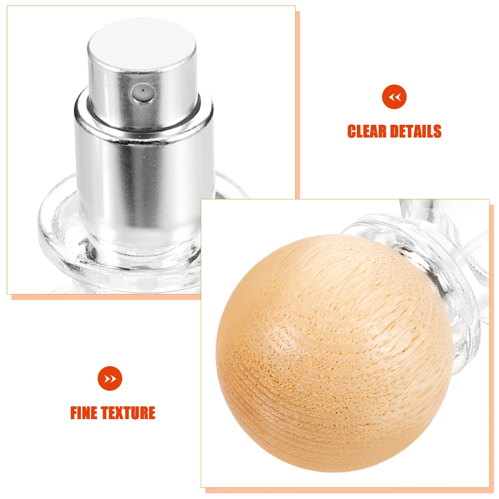 2 قطعة زجاجة عطر للسفر زجاجات زيت عطري زجاجية مدمجة قابلة لإعادة الملء حاوية عطر صغيرة فارغة تخزين حجم السفر