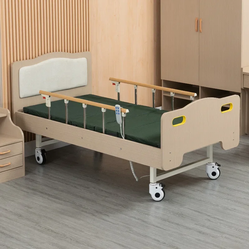 

Nursing Home Self-Care Bed Oriented Strand Board Material Double Shake Nursing Bed Electric Self-Care Bed