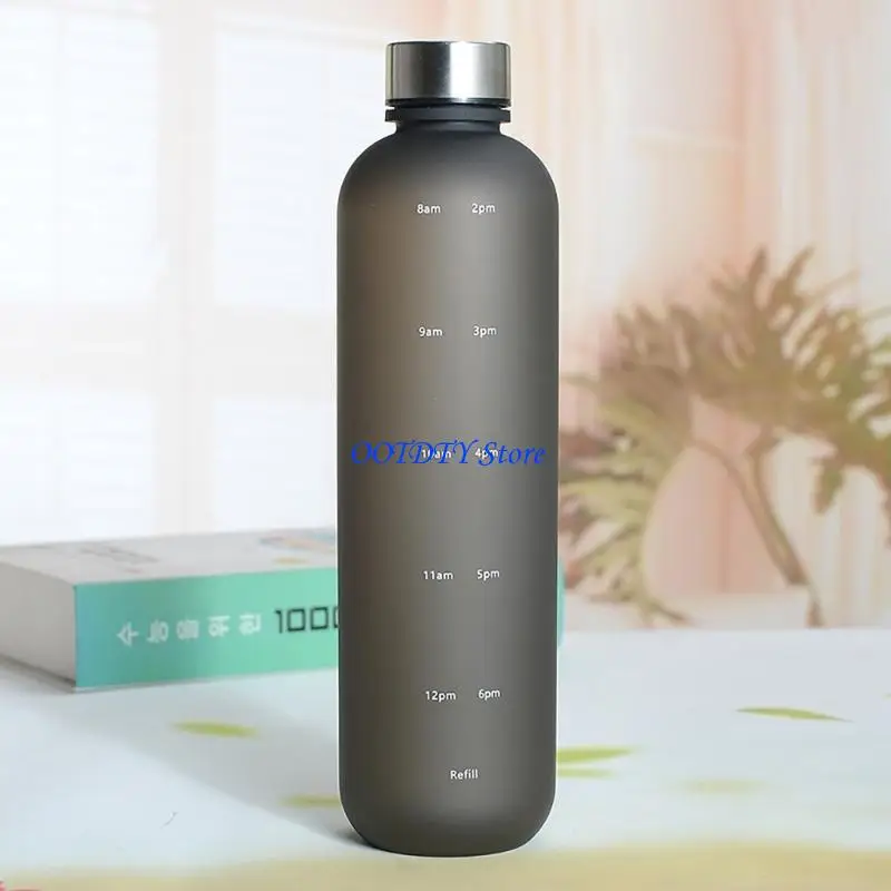 367A Large Capacity Water Bottle with Motivational Drinking Bottle 32oz Reusable Drinking Cup for Outdoor Sport