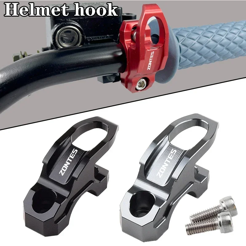 For Zontes 310M 350D 350M Motorcycle Brake Master Cylinder Bracket Bag Luggage Clamp Holder Helmet Hanger Hook Holder Carry