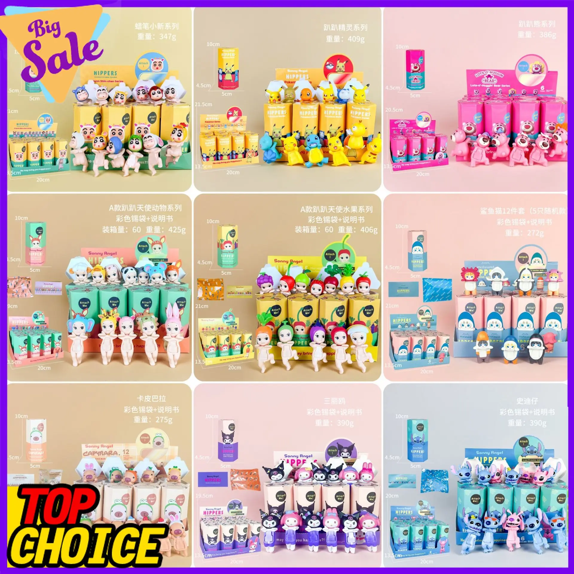 Cute Angel Fruit Blind Box Car Decor Sticky Phone Ornament Cupid Anime Figure Sonny Angel Best Seller Gift for Girls Women