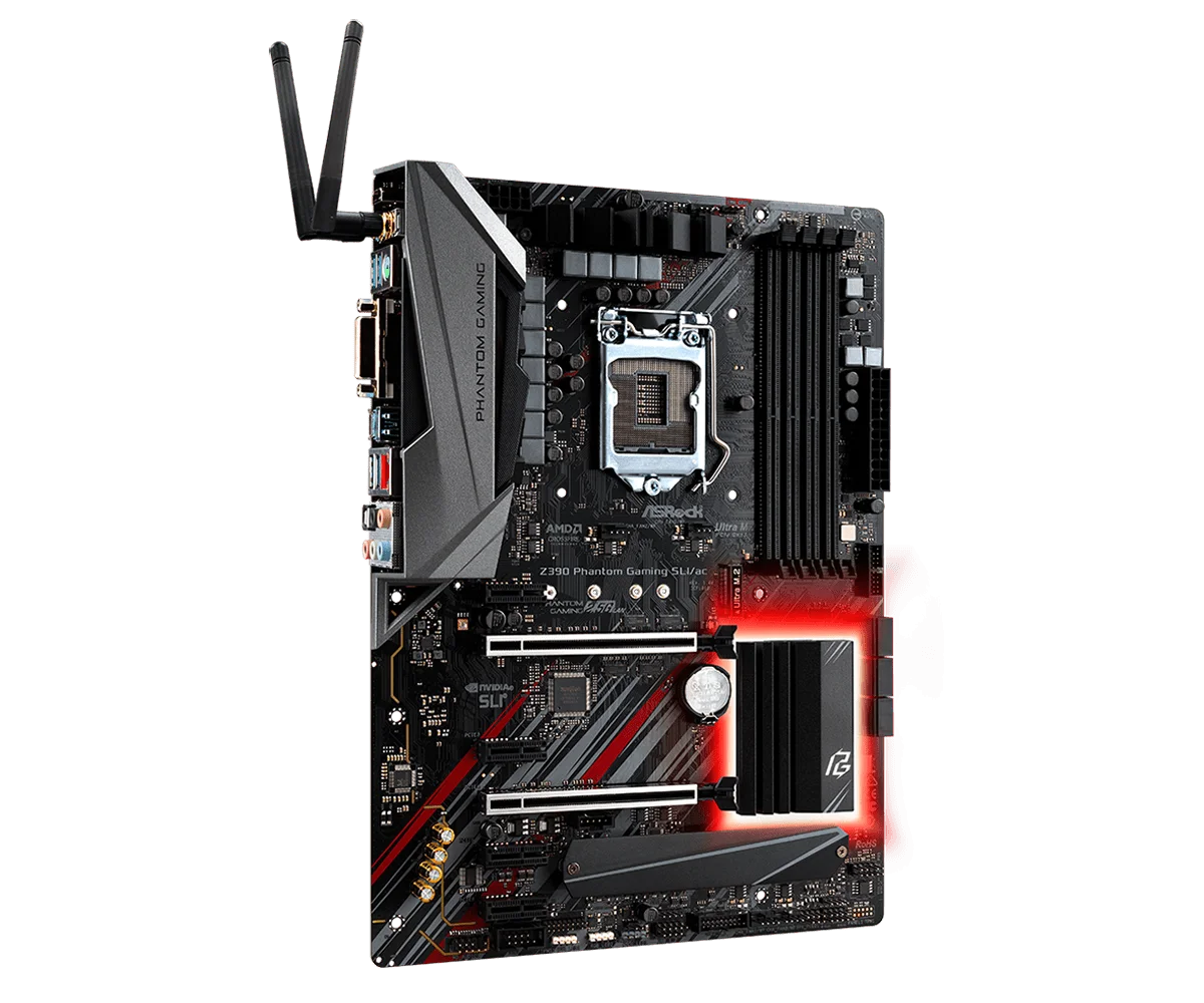 Z390 Mother board Asrock Z390 PHANTOM GAMING SLI/AC Motherboard intel z390 chipset 1151 DDR4 64GB support i7-9700K i5-9400 cpu