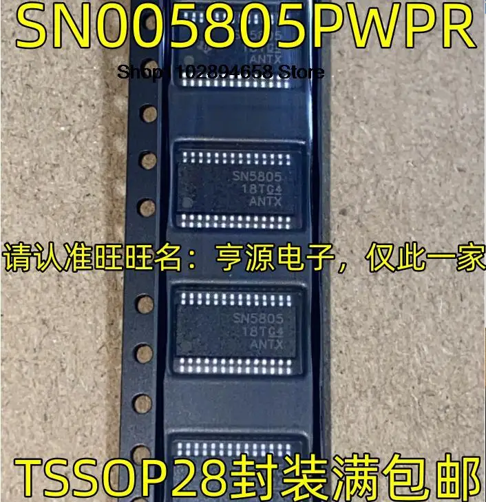 5 piezas SN005805PWPR SN5805 TSSOP28 IC