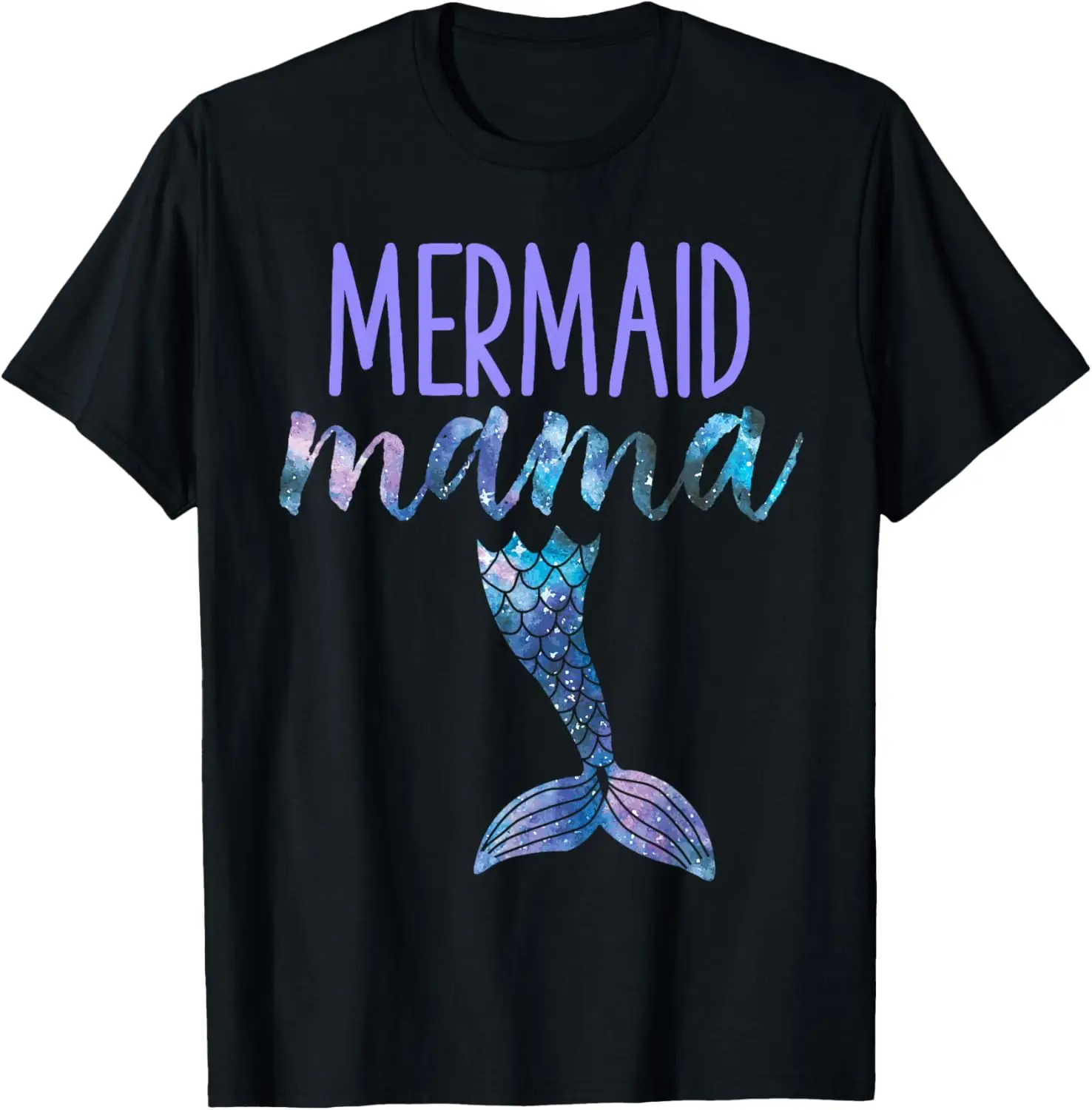 Mermaid Mama Cute Funny Matching Mermaid Birthday Party T-Shirt