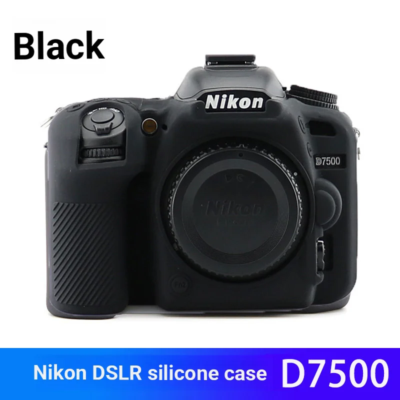 Silicone Camera Bag Suitable for Nikon D7500 Protective Case Soft Shell Shockproof Scratch-Resistant