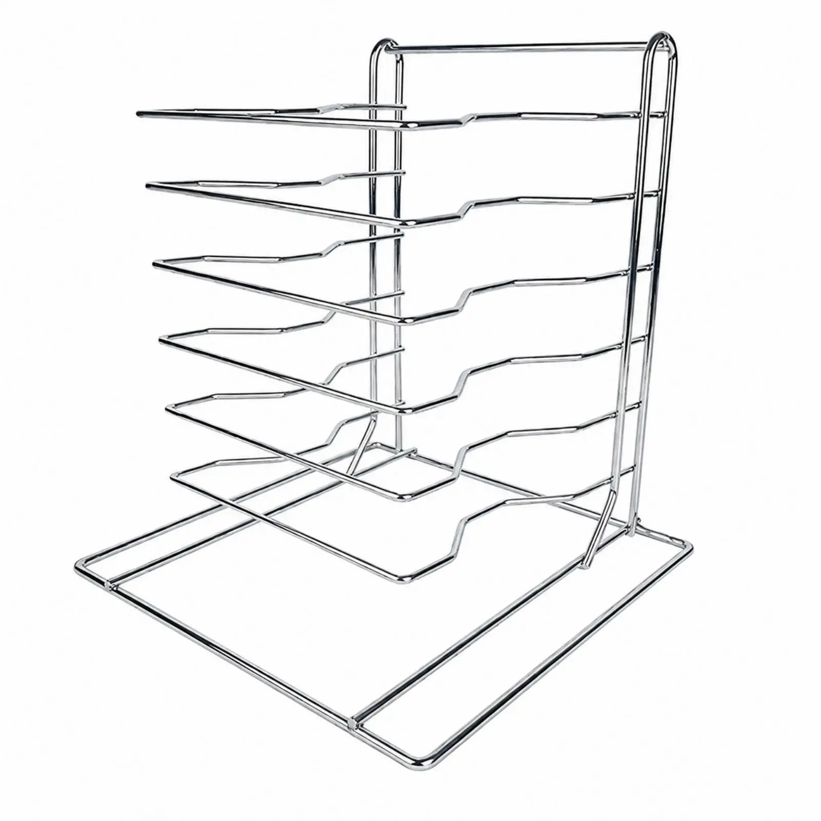 Countertop Pizza Rack No Installation Required Freestanding Wire Pizza Rack Long-Lasting Multi-Purpose for Home Bakers