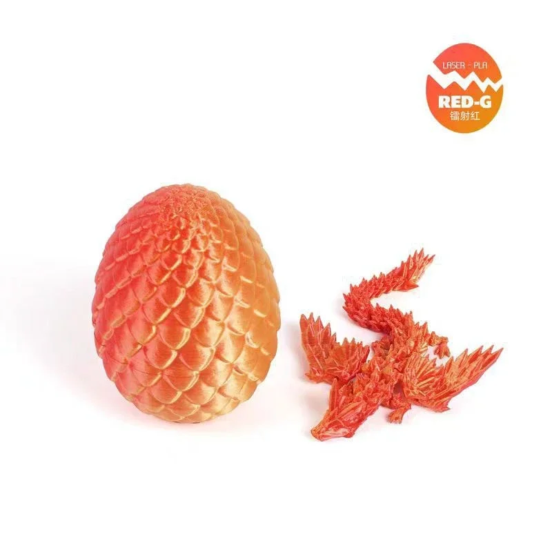 3D-gedrucktes Drachen-Ornament, Desktop-Ornament, 3D-gedruckte Tiere, Heimbüro, Basteln, gedruckte Figuren, Weihnachtsgeschenke, 22 cm