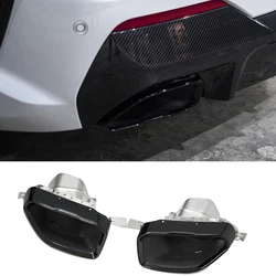 1 Pair Car Accessories Muffler Tip For BMW 3-Series G20 G21 320i 325i 330i M340i 2019-2020 Exhaust Tips MP Look Tail Pipe