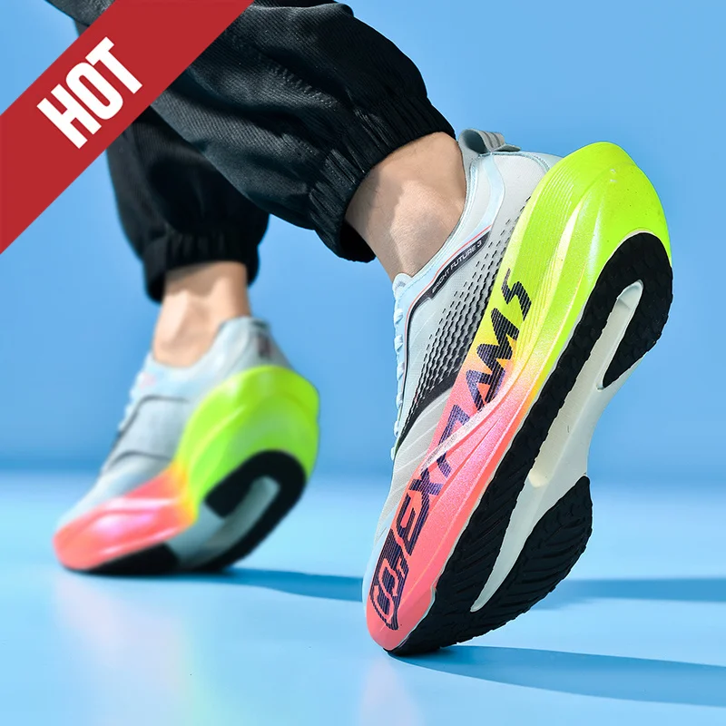 NEW Running Shoes Casual Carbon Board Marathon Men Sports Breathable Lightweight Women's Comfortable Athletic Antiship Sneakers - view 5