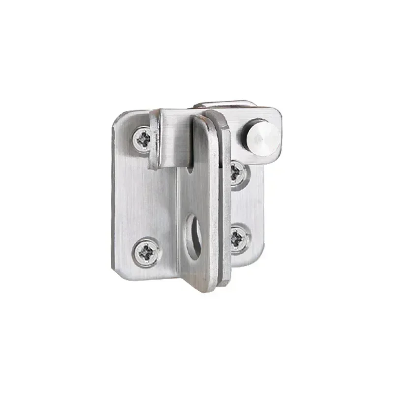 1pcs Turn On Left / Right Brief Simple Bolt Anti-theft Security Door Thick Stainless Steel Thicken Bolt Locker Lock Hasp