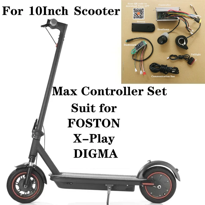 10 Inch Scooter Controller 350W 36V 17A Original Tuya Smart MAX FOSTON X-Play DIGMA With Bluetooth Hoverboard Max Speed 40Km/h