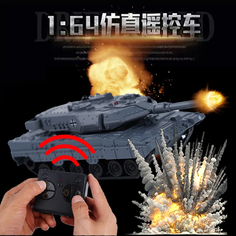 Nuovo 777-584 Mini RC Tank Combat Remote Control serbatoio cingolato modello di carro armato militare simulazione Tiger Tank giocattolo popolare Puzzle Toy Boy