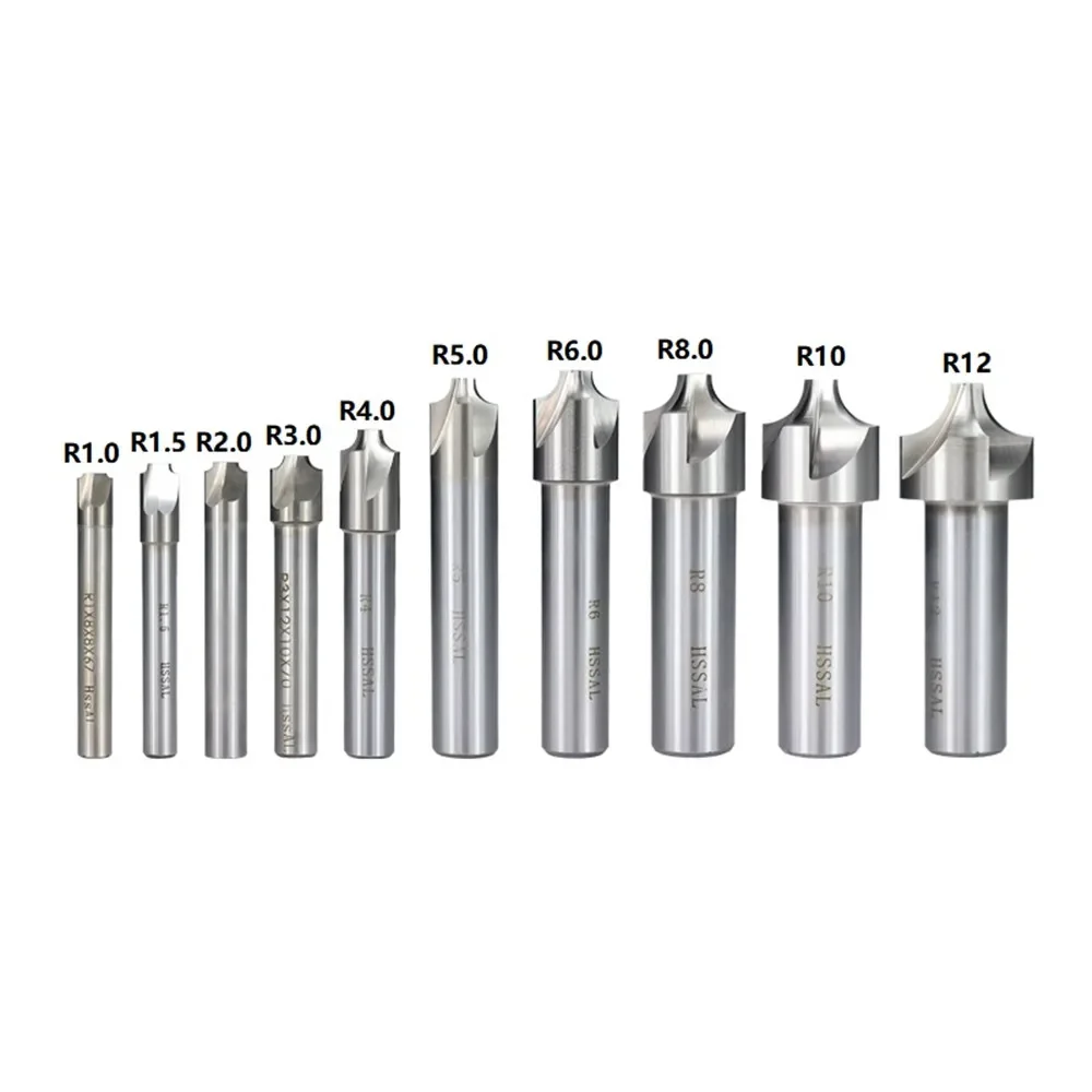 Rounding Corner End Mill R1.0-R12 Hss Radius Milling Cutter Cnc Router Bit