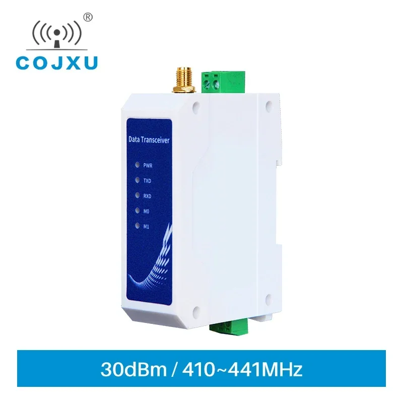 

Модем LoRa 433 МГц 30 дБм, беспроводная радиостанция RS485 с большим радиусом действия, защита от помех, спектр COJXU E96-DTU(433L30-485)-V8