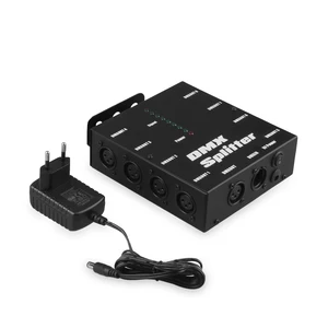 Alien 8 canais de vias isolados 3 pinos dmx 512 divisor óptico amplificador de distribuição para dj discoteca casamento dmx efeito de iluminação de palco 12 principais vendas kit 3 vias som - №9