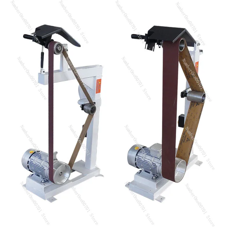 

Sanding Belt Machine Desktop Polishing Machine Industrial Grade Multifunctional Adjustable Speed Irregular Metal Deburring