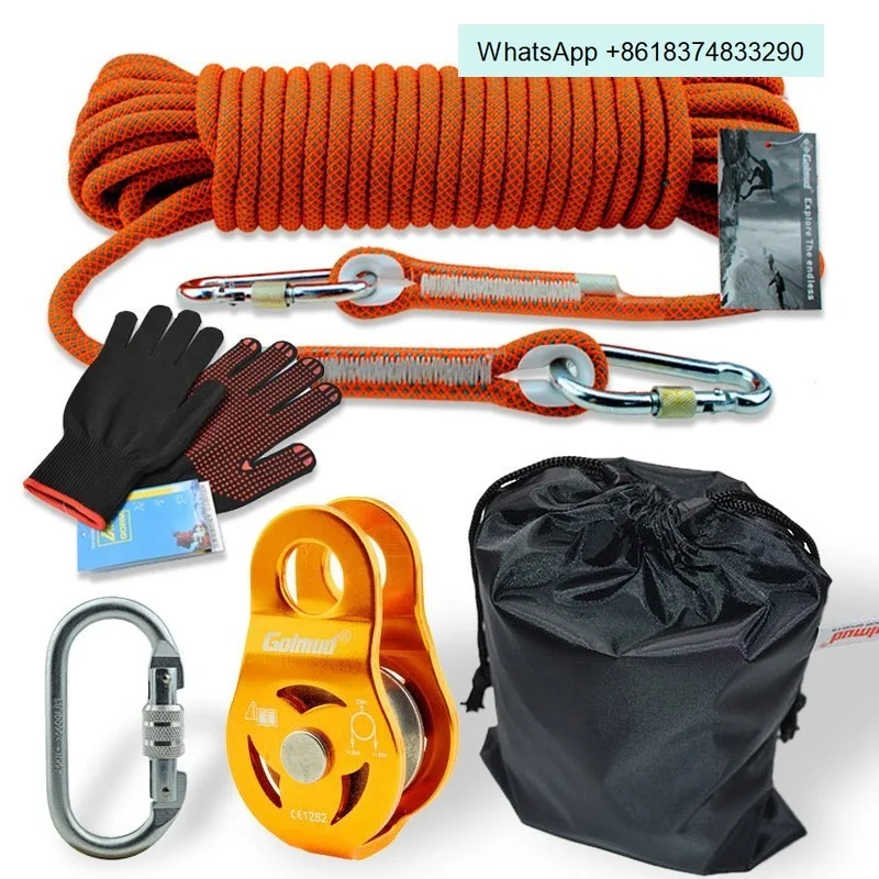 Lift 924 zip line equipment, hand-pull heavy object labor-saving ascender
