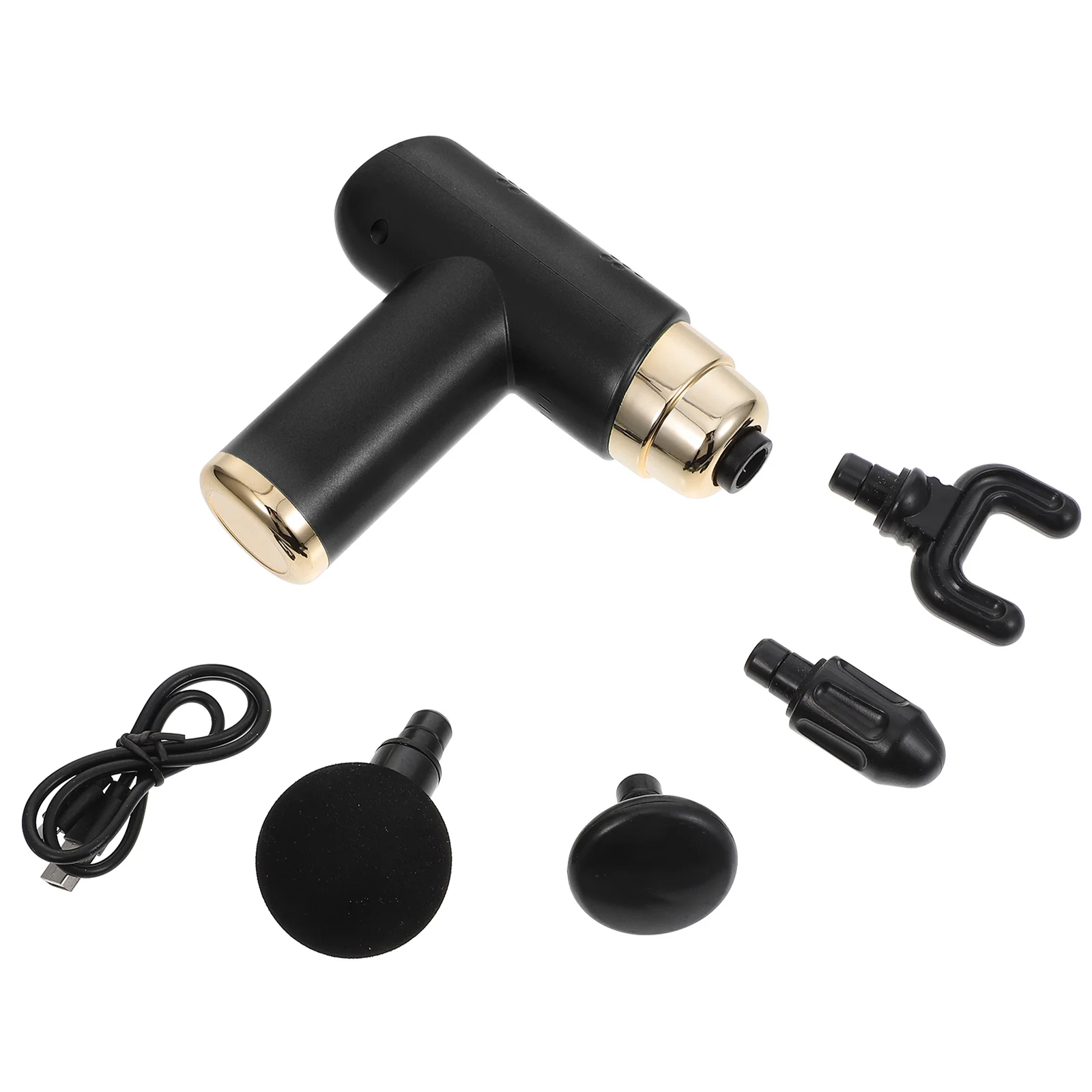 

Fascia Gun Massager Adjustable 6 Speeds Mini Muscle Percussion Electrical Body Massager Portable Fitness Black