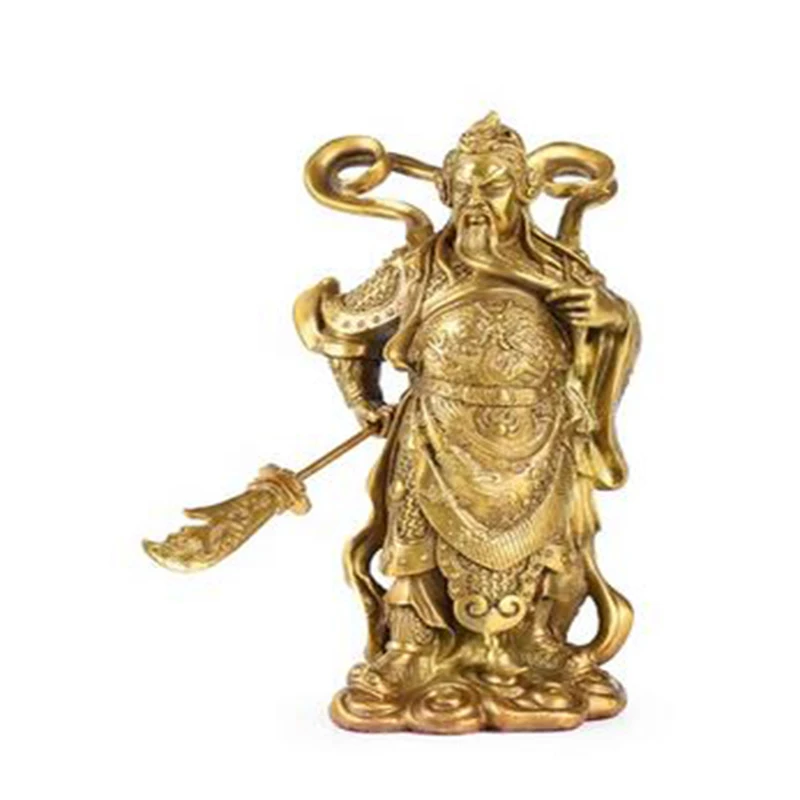 

Copper Guan Public Relations Emperor Wei Tuo Wei Tuo Buddha Statue Galan Jia Lan Home Decoration Crafts