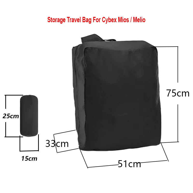 Travel Storage Backpack For Cybex Mios / Melio Stroller Durable Storage Travel Bag