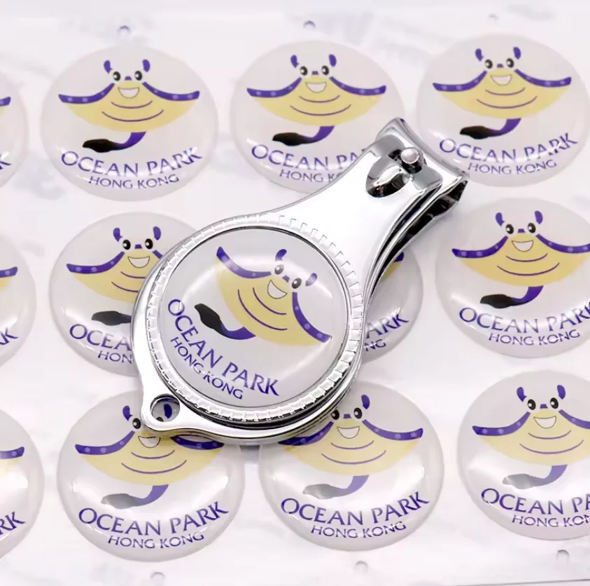Customized 3D epoxy dome resin sticker with waterproof and high-temperature resistant water droplet logo label