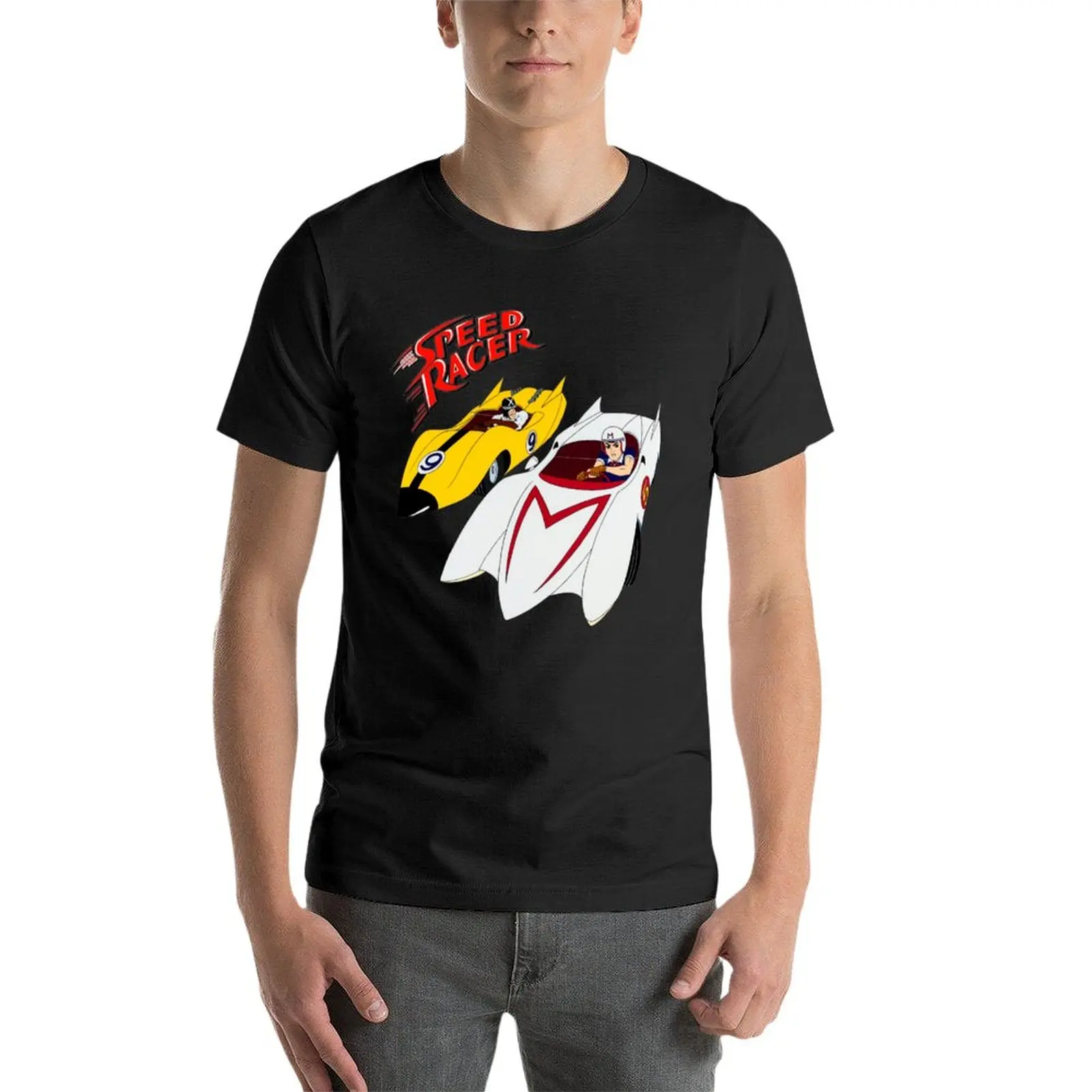 New SPEED RACER - RACER X T-Shirt plus size tops quick drying t-shirt korean fashion tees plain white t shirts men