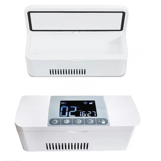 HC-P004A Mini 0.2L 2-8 degree portable refrigerator for insulin/battery operated mini fridge insulin cooler box