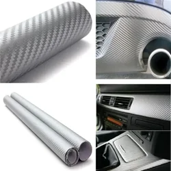 127cmx15cm 3D Auto Carbon Fiber Vinyl Film Carbon Car Wrap Sheet Roll Film Paper Motorcycle Car Stickers Decal Accessories