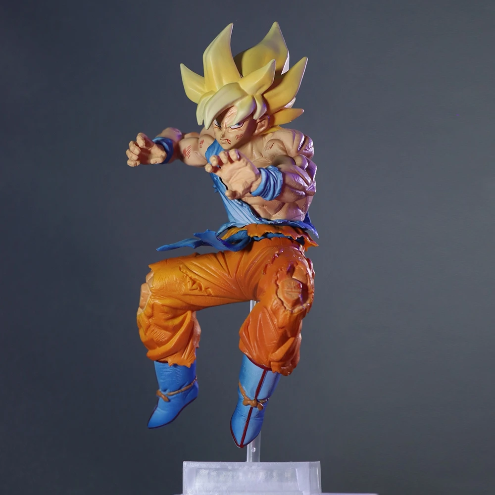 

13 см Dragon Ball Аниме Фигурка Fes Son Goku Фигурка Battle Damage Goku Статуя Gk Фигурки Коллекционная модель игрушки Индивидуальные подарки