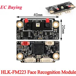 HLK-FM223 HLK-FRM1213 Face Recognition Module Intelligent AI 3D IR Infrared Binocular Camera Liveness Detection Cat Eye Visible