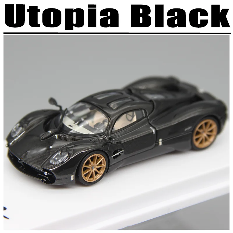 

CM 1/64 Utopia черный сплав игрушечный автомобиль литая под давлением металлическая модель подарки