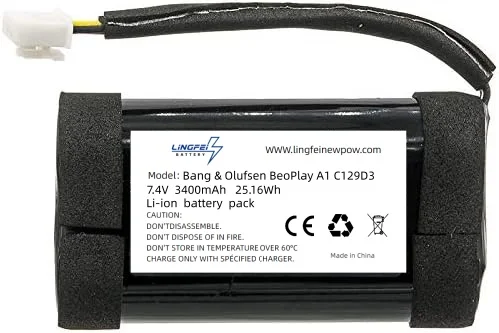 Replacement Battery for Bang & Olufsen BeoPlay A1 C129D3 (3400mAh)