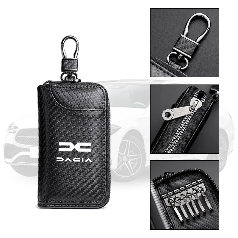 Car Purse Card Money Holder License Card Case Wallet Passport Card For Dacia Duster Logan Sandero Lodgy Dokker Stepway Solenza