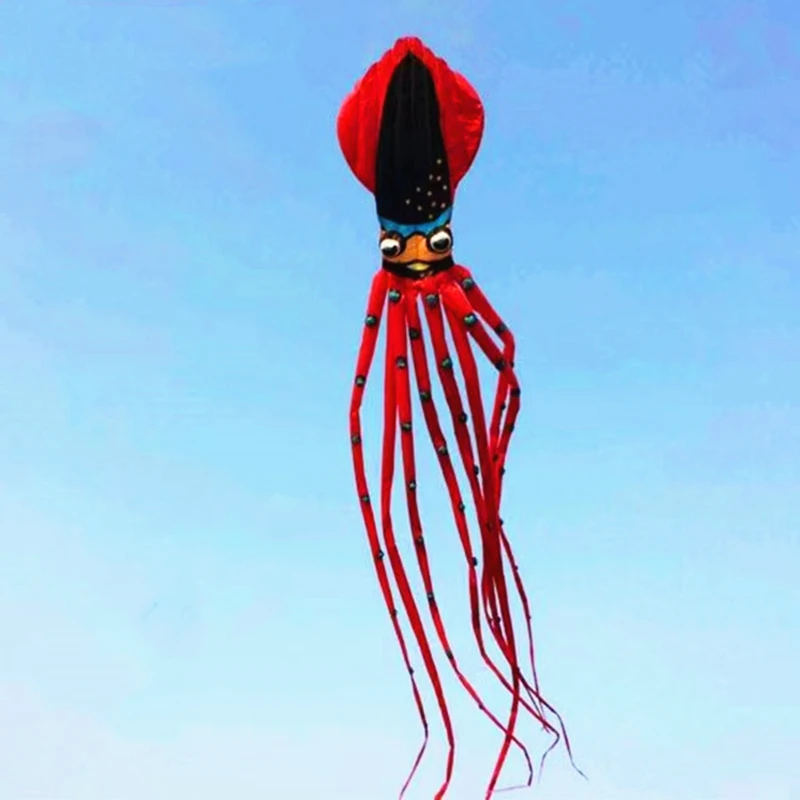 free shipping 27m large soft kites flying octopus kites power kite for adults 3d kite factory parafoil walk in sky Windsurfing