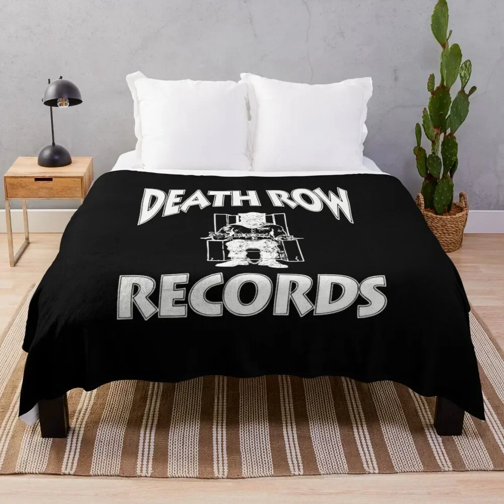 

Death Row Records Throw Blanket Flannel Fabric Blankets Sofas Of Decoration Sleeping Bag Blankets