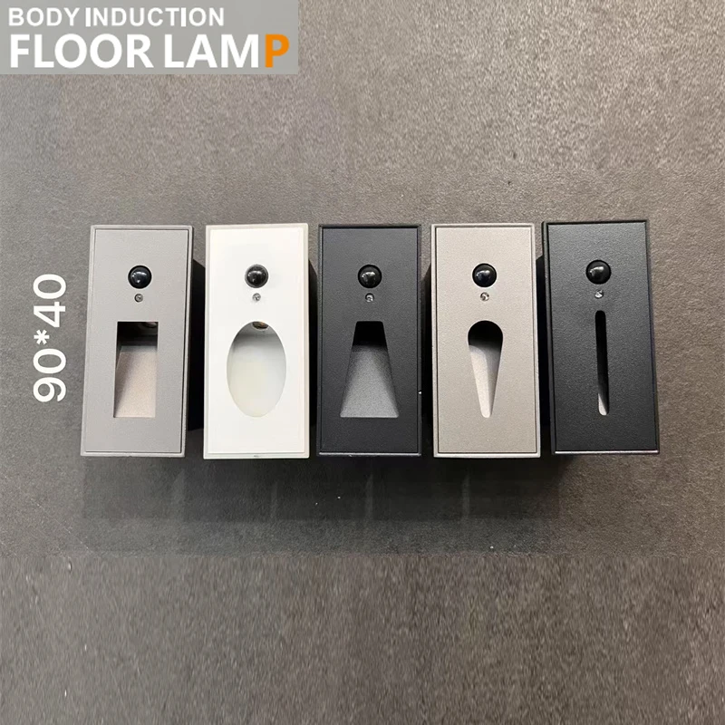 

3 Вт светодиодный ступенчатый светильник с датчиком движения, ночник, настенный светильник для лестницы, декор для спальни, двустороннее управление освещением, датчик человеческого тела