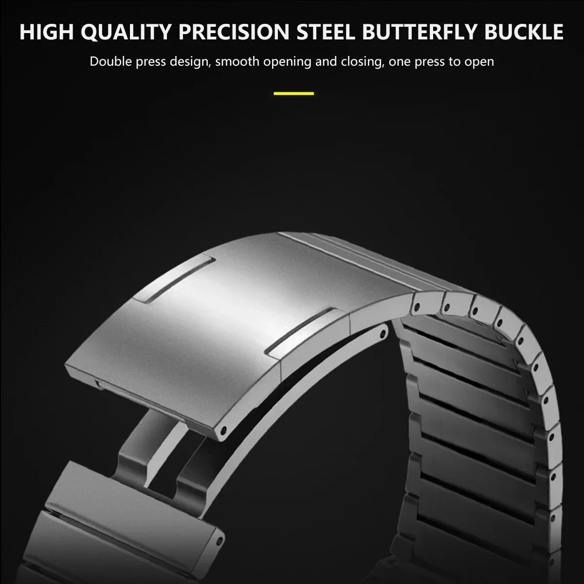 Luxury Stainless Steel Band for Huawei Watch GT4 46mm 22mm No Gaps Strap Correa Quick Release Quick Fit Men\'s Style Bracelet