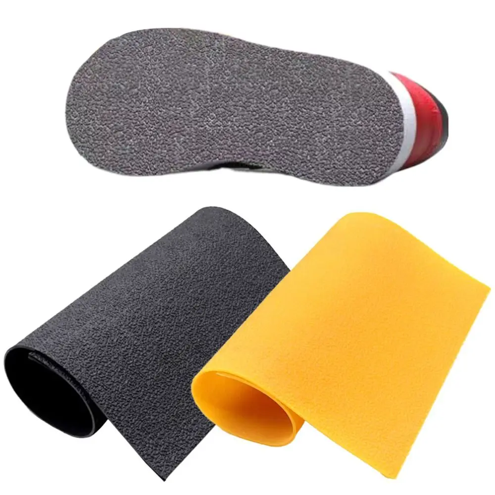

Wearable Rubber Non-Slip Shoe Stickers DIY Cuttable Wear-resistant Sole Repair Stickers Thick Material Leather Compatible