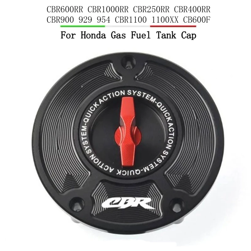 

For Honda CBR600 F4I F4 F3 F2 Fuel Gas Tank Cap Cover CBR600RR CBR1000RR CBR250RR CBR400RR CBR900 929 954 CBR1100 1100XX CB600F