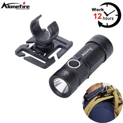 Linterna LED táctica XPG con clip en U giratorio para exterior