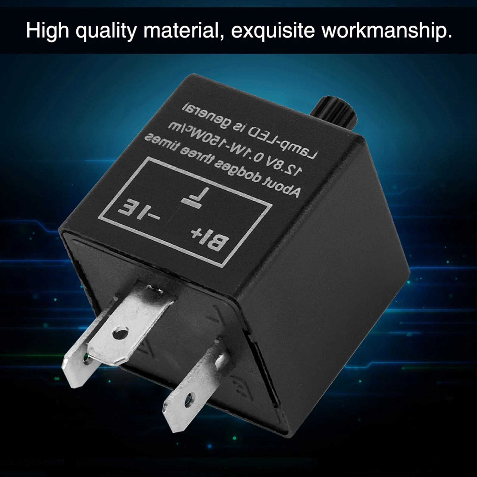 Adjustable LED Light Flasher Blinker Relay Fix For Turn Signal Indicator 12V 3-pin LED flasher Relay