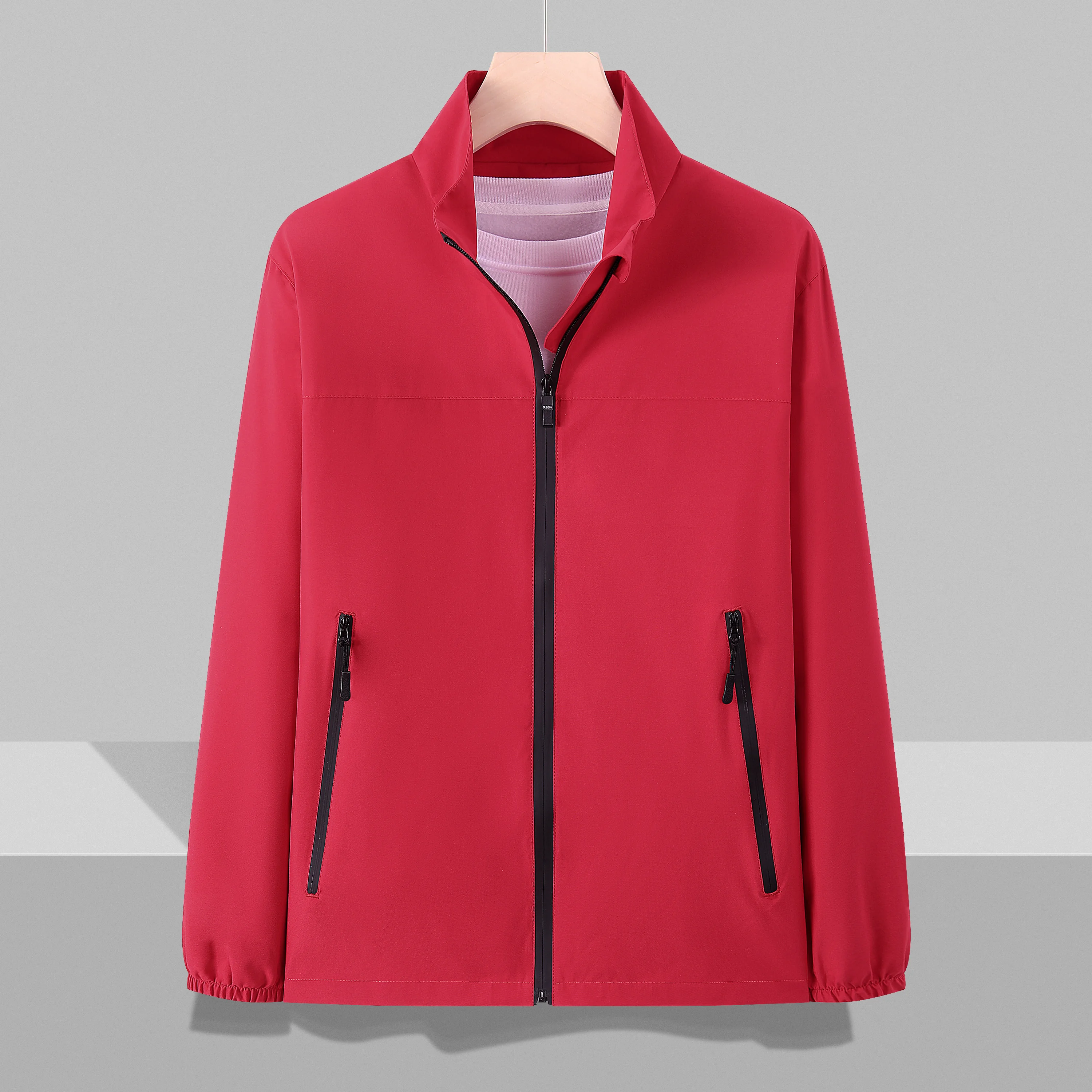 

Men's and Women's Fashion Outdoor Jackets Spring and Autumn Color Matching Long-sleeved Coat Zipper Luxury Brand Sportswear
