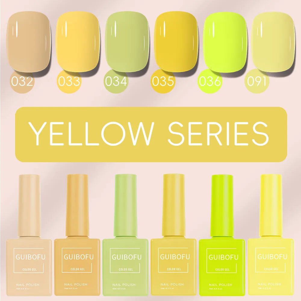 6 Stks/set Fall Shine Finish Semi-Permanente Glitter Pailletten Gel Nagellak Set Kit Doorweekt Uv-Lak Nail Art