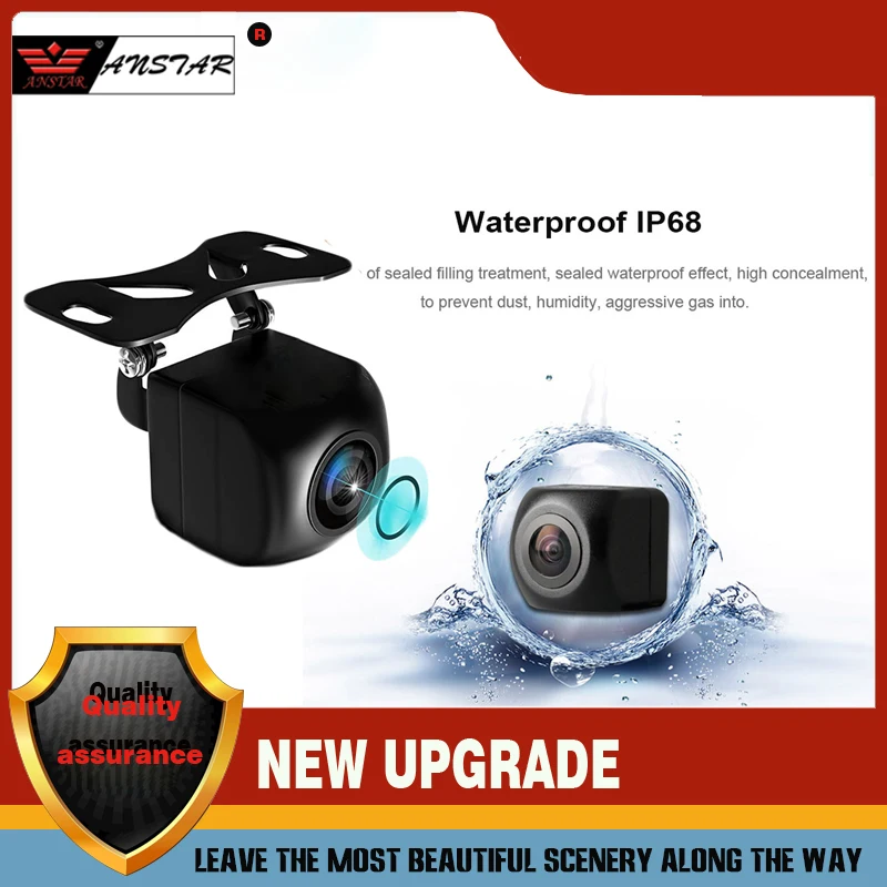 Night Vision Rear View Camera Fish Eye Wide Angle Lens Waterproof Backup Camera 4 Pin For Android Mirror Parking Dash Cam