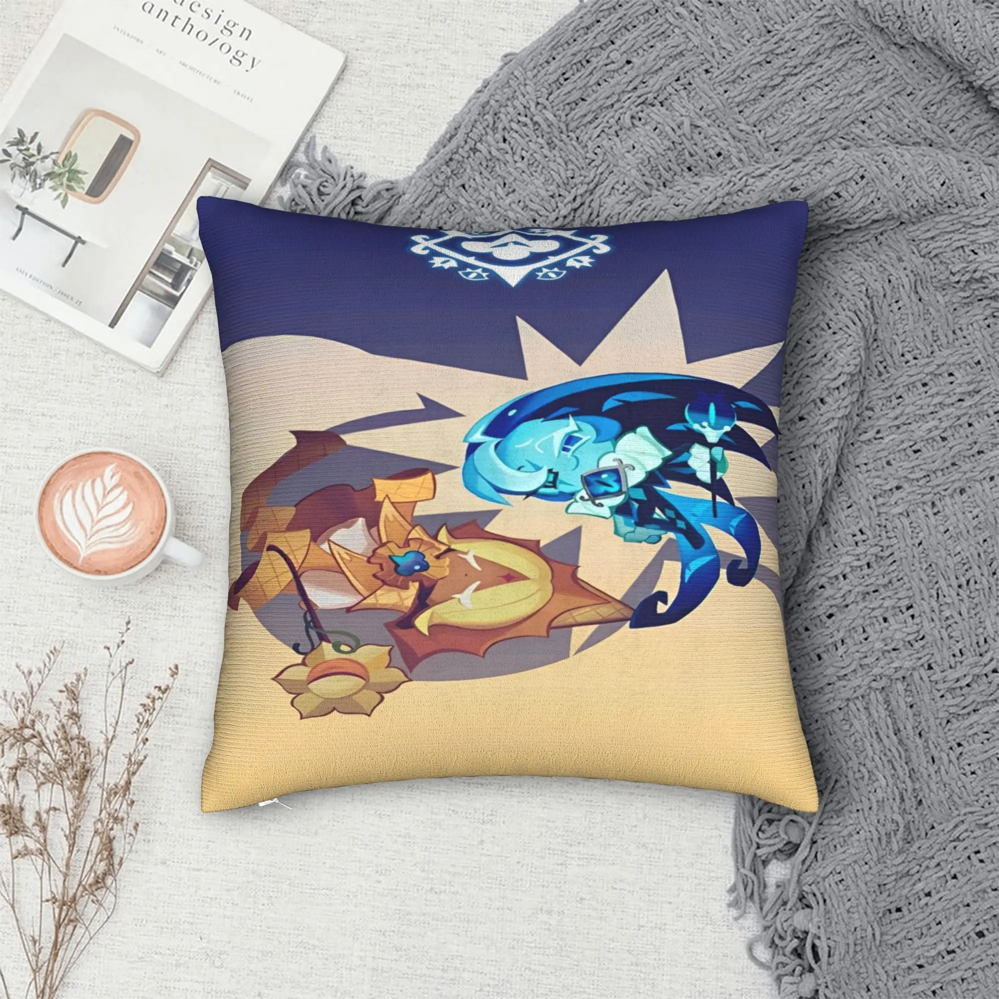 

Новый стиль автомобиля Cookie Run Kingdom украшения наволочки вещи видеоигры наволочка на молнии несколько размеров