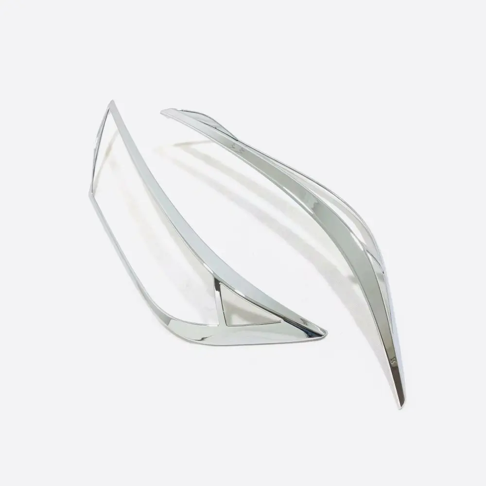 

For Toyota RAV4 RAV 4 XA50 2019 2020 Abs Chrome Head Light Lamp Headlight Cover Trim Front Garnish Trim Auto Parts