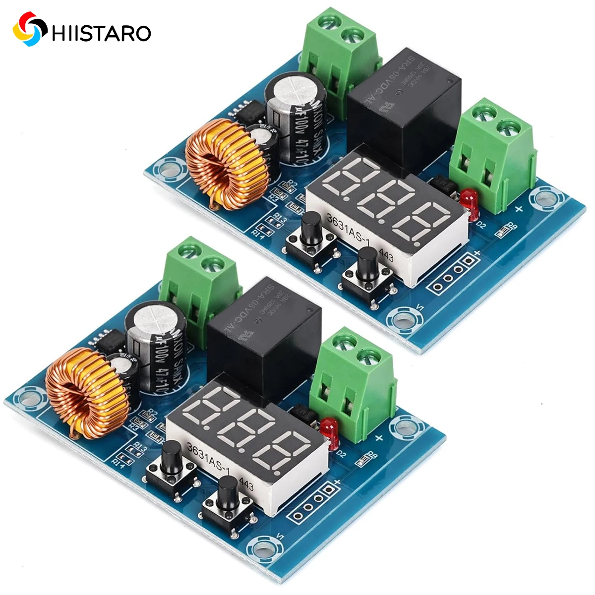 2Pcs 12-36V XH-M609 DC Voltage Protection Module Digital Low Voltage Protector Disconnect Switch