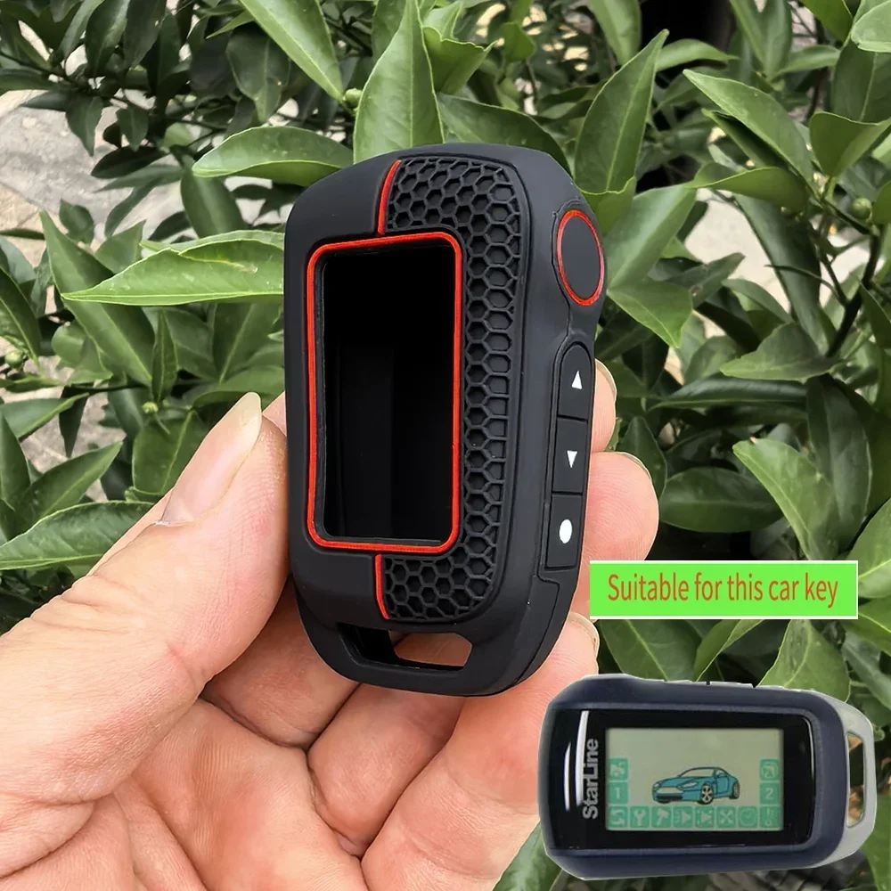 For Starline A62 A92 V62 MOTO V63 A94 A64 T94 A95 Two Way Car Alarm LCD Remote Transmitter Silicone Car Key Case Protector Cover