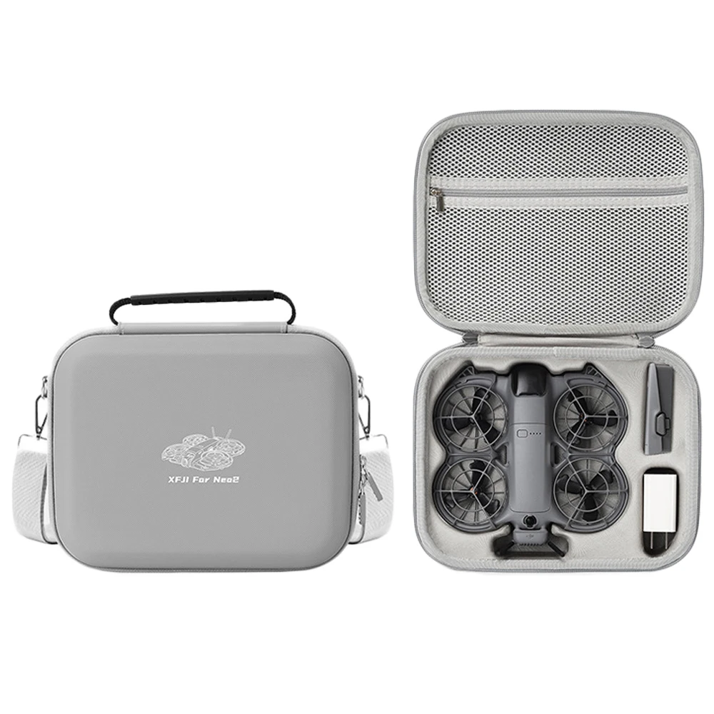 

Carrying Case for DJI NEO2,Compact Portable PU Travel Storage Protective Bag for NEO2 Drone and Two-Way Charging Hub Accessories