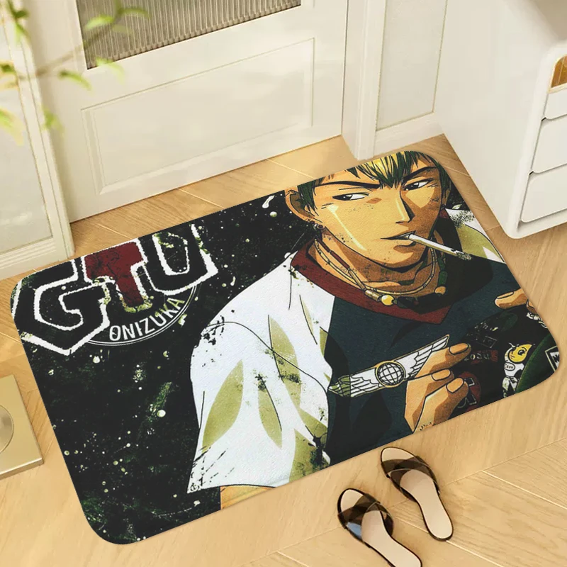 

Carpet Entrance of House Great Teacher Onizuka Hallway Room Floor Mat Kitchen Bath Bedroom Rug Soft Doormat Home Decor Items